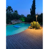 Lampadaire solaire double détection IR - 3000°K - 2000Lm