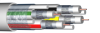 Câble 4 X 17 VAtC Class A - 3GHz bob. bois 100M