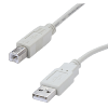 Cordon USB 2.0 - A M / B M - noir  3m