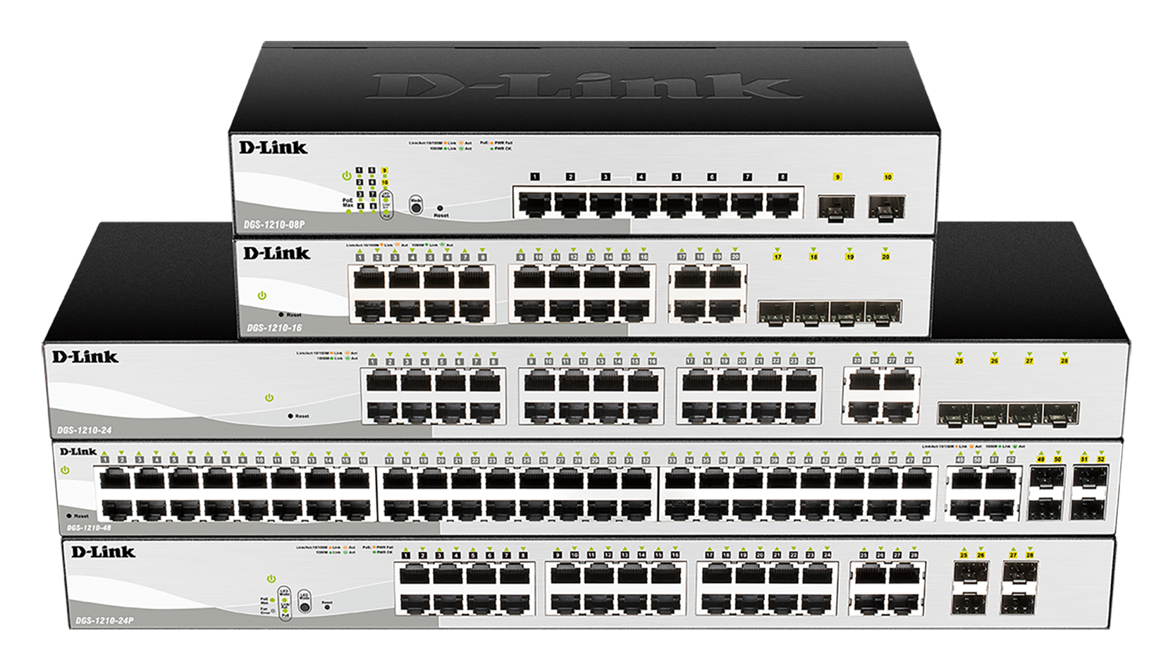 SWITCH 16X10/100/1000 + 4 ports SFP