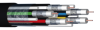 Câble 5 X 17 PAtC Class A - 3GHz bob. bois 100M