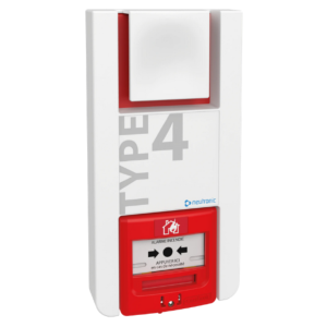 Equipement T4 à piles Radio Adressable Connecté DM rouge intégré