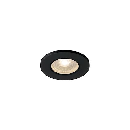 KAMUELA ECO, encastré de plafond intérieur, noir, LED, 6,5W, 3000K, 