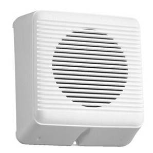 Coffret mural en ABS blanc 6W -100 volts HP 12cm 