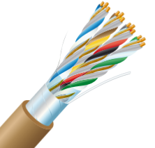 CABLE PTT SERIE 288 14P 5/10 CuA1 LSZH BRUN