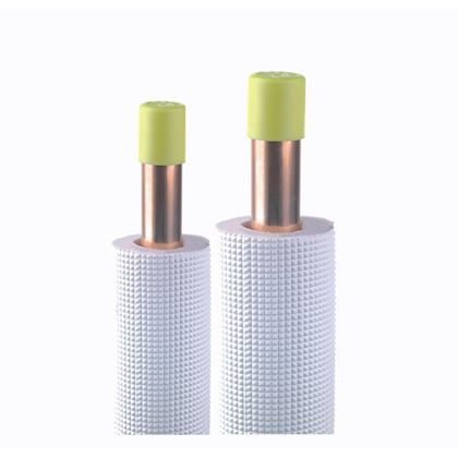 COURONNE TUBE CU08 1/4-3/8 ISOLE PE BLANC BS2D0 (M1) 30M