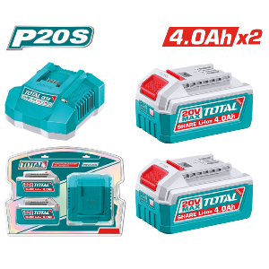 PACK 2 BATTERIES 4A+CHAR TFBCPK2013E (D)