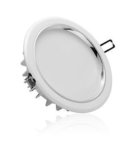 Downlight BLANC LED 235mm 21W 4000K 2200lm DIM