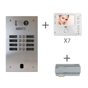 Kit Video Alu 2R 7 Bp 2 Voice Programme