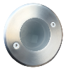 Encastre de sol GU10 collerette inox 316l IP65