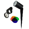 spot piquet 10w blanc chaud lentilles+filtres couleurs