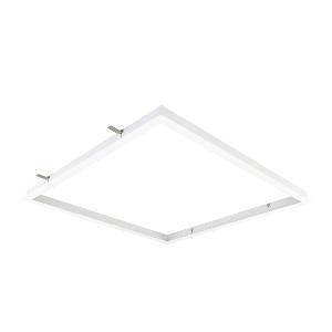 Cadre encastré 60x60 pour montage dans faux plafond à découpe, Blanc