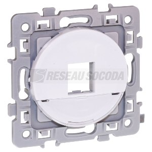 SQUARE plastron RJ45 format KEYSTONE BLC