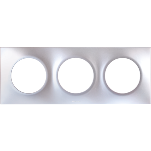 SQUARE PLAQUE SILVER 3P entr.71mm