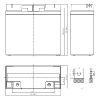 BATTERIE 12V/18AH FR