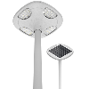 Candélabre solaire 9W télécommandé 3000°K - 2000Lm - 3 modes+temporis