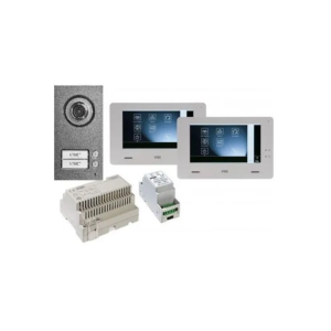 Kit Portier Video Mininote+, Platine 2Bp Et Moniteur 7 Pouces