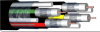 Câble 4 X 17 PAtC Class A - 3GHz bob. bois 100M