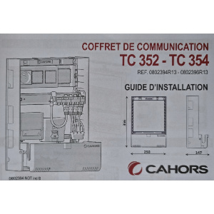 TC 352 ENCASTREG3 1P 4 RJ CAT6A  DTI   BAC