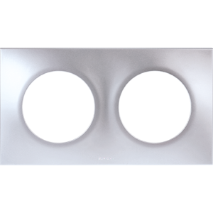 SQUARE PLAQUE SILVER 2P entr.71mm