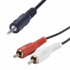 Cordon Jack 3.5mm Male / 2 RCA Male - 1m50