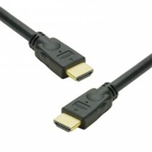 Cordon HDMI A M/M PERFORM 4K/60ips HDR 4:4:4 gaine pvc noire 10m