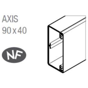 Goulotte AX 9040 blc/PVC