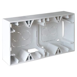 SQUARE cadre saillie 2 postes