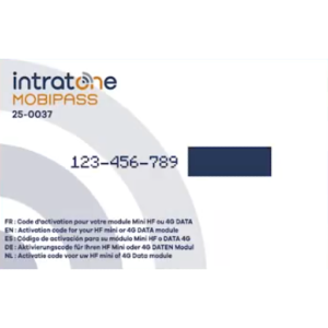 Carte Mobipass - à utiliser pour l'activation du service sur le site 