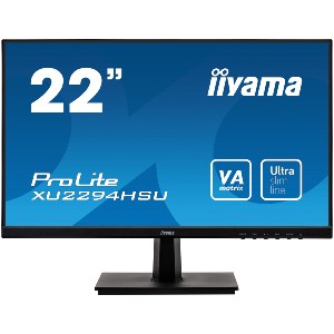 MONITEUR LCD 21,5" FULL HD dalle VA 16/9 HP VGA/Display/HDMI USB 2.0