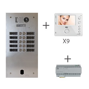 Kit Video Alu 2R 9 Bp 2 Voice Programme