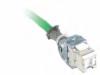 Connecteurs RJ45 Cat 6A STP Blindé, 1 sortie droite, vrac.