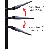 Projecteur/Lanterne solaire 40W télécommandé à détection faisceau as