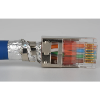 CONNECTEUR RJ45 FTP CAT6  1.35/8 AWG23 Maxi TRAVERSANT Boite 50 PC