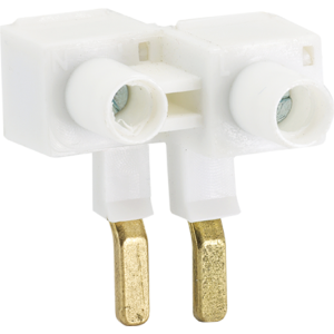 Double bornes de raccordement pour cage à vis 1P+N63A / 400V / 25mm²