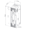 Gâche électrique 3 ROUREG diode 12V DC à rupture de courant