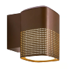Applique murale - Sidara - Aluminium - Seaside marron metallise - E27