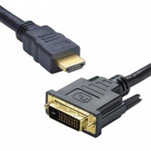 Cordon HDMI A mâle / DVI-D mâle - Full HD 1080p - bidirectionnel - b