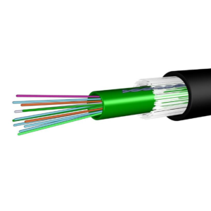 FIBRE OPT 6 BRINS 9/125 OS2 CABLE UNITUBE GAINE PEHD doc E08a+C03e