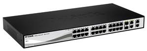 SWITCH 24X10/100 POE +2 SFP+2 GIGA SMART III