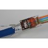 CONNECTEUR RJ45 FTP CAT6  1.35/8 AWG23 Maxi TRAVERSANT Boite 50 PC