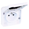 OXXO PC 2P+T BLANC ENCASTRE IP55 