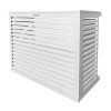 DECOCLIM cache clim alu blanc small Dim int  : H 680 x l 900 x P 450-