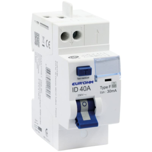 Inter différentiel 40A 1P+N 30mA Classe ASI NF conn. haut/haut rapide