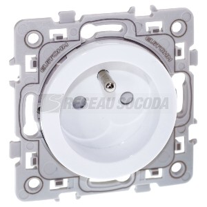 SQUARE PC 2P+T BLANC