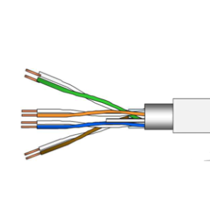 CABLE INFO Silverline F-UTP Cat 6 250 Mhz 1x4P LSZH Blanc BOX 305M