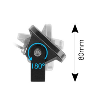 Double spot solaire sur piquet/saillie - 3000°K - Faisceau 30° -2x20