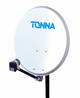 ANTENNE 60CM ACIER GRIS + LNB