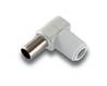 CONNECTEUR MALE 90º 9,5mm BLINDE MC 095