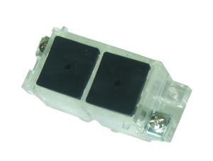 Bloc double contact  pour plaques 2 ou 4 rangéees 6mm